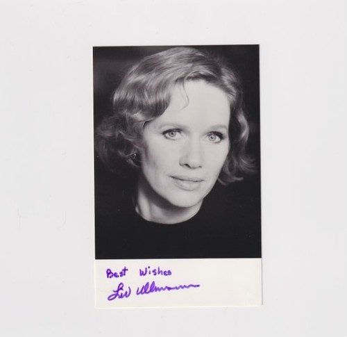 Liv ullmann autografo - liv,