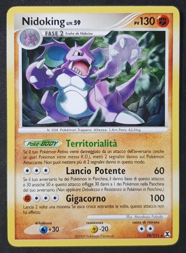 Nidoking liv 111 rara - liv.59,