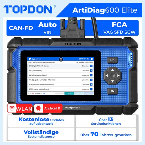 Diagnostica topdon ad600 - diagnostica,