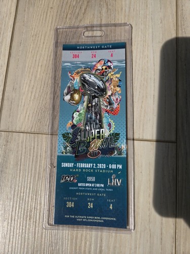 Biglietto super bowl liv - super,